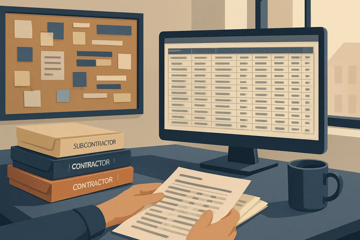 Collecting Subcontractor COIs: A Practical Tracking System